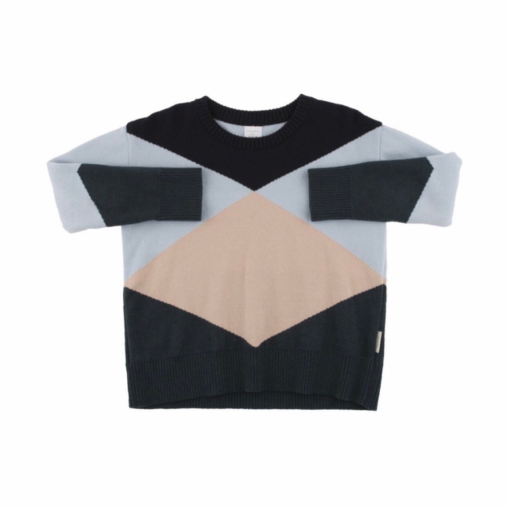 🆕 Tinycottons Geometric Sweater - Picture 2 of 4